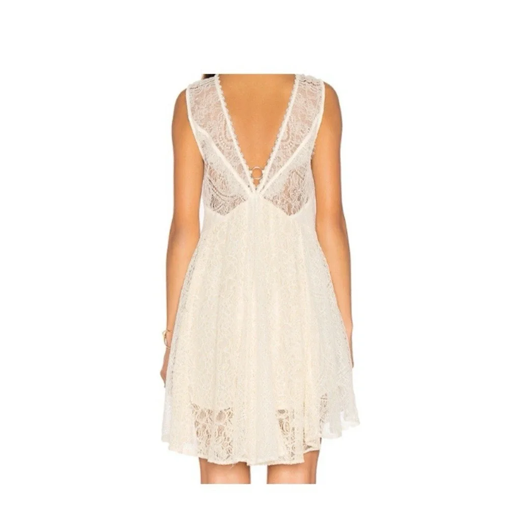 Free People Dont You Dare Womens Dress Size Small Boho Lace Festival Coachella‎